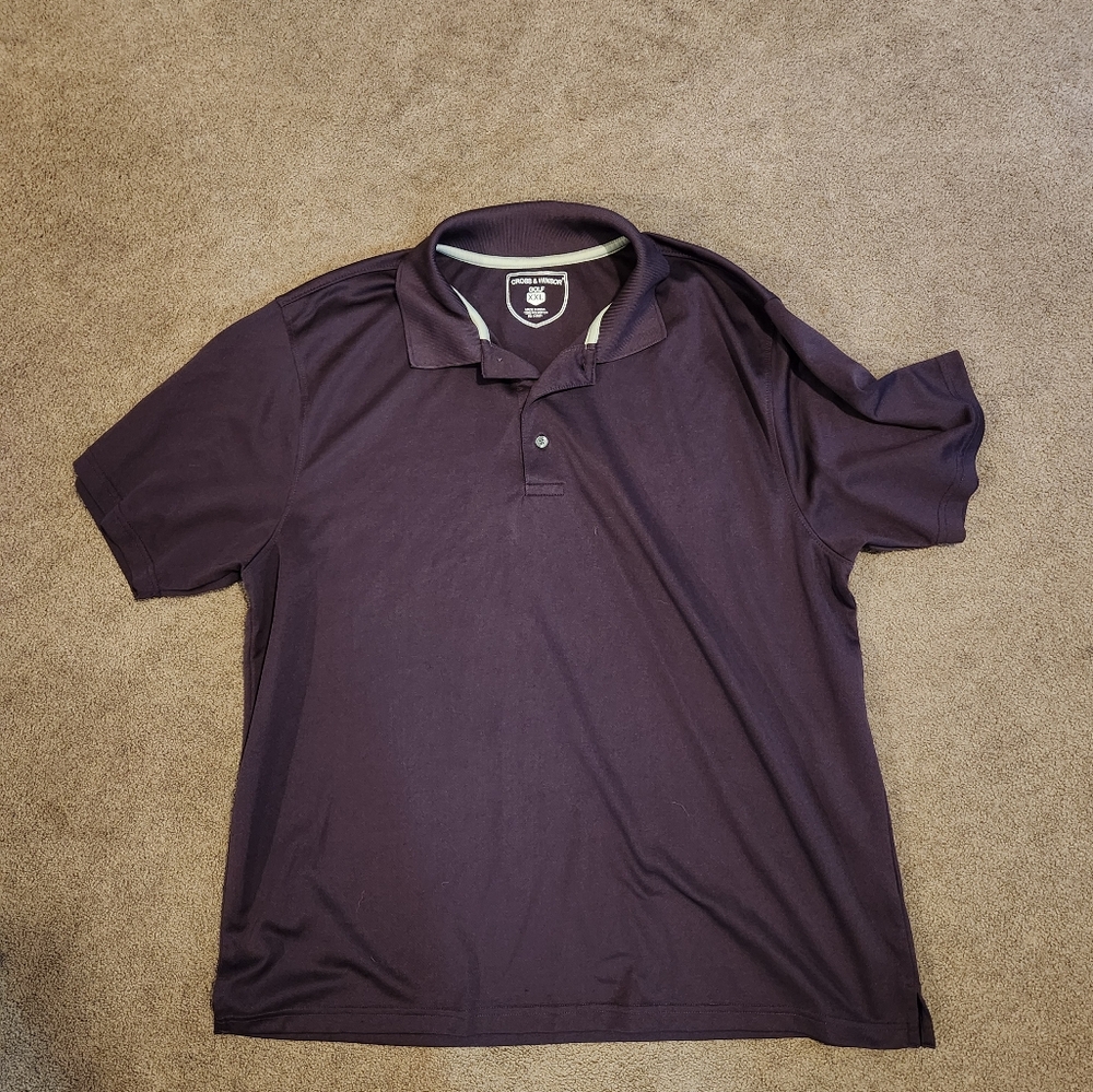CROSS & WINSOR GOLF SHIRT POLO Mens Sz XXL